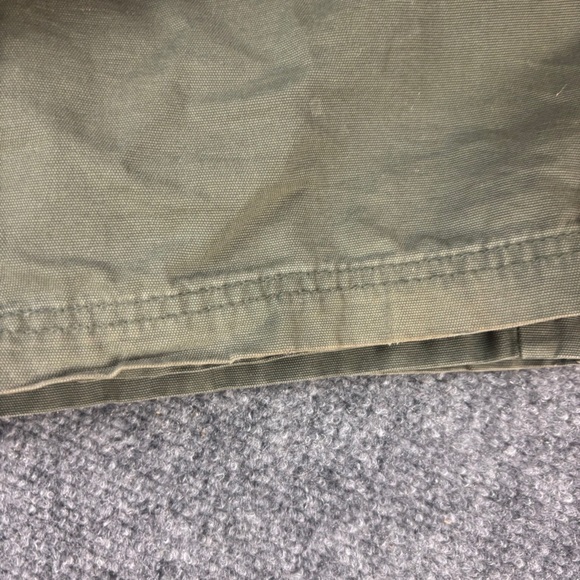 COLUMBIA Mens Omni-Shield Green Canvas Flat Front Regular Fit Pants size: 48 - Picture 4 of 10